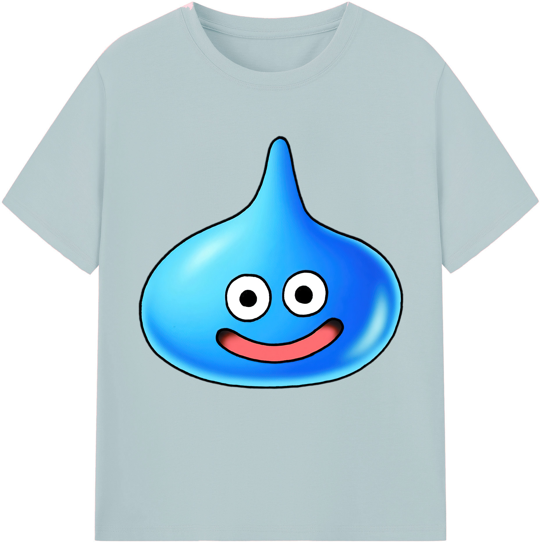 （画像用） ドラゴンクエスト Doragon Kuesuto Dragon Quest 綿100％半袖Tシャツ（フロントプリント）